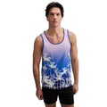 Palm Print Mesh Tank