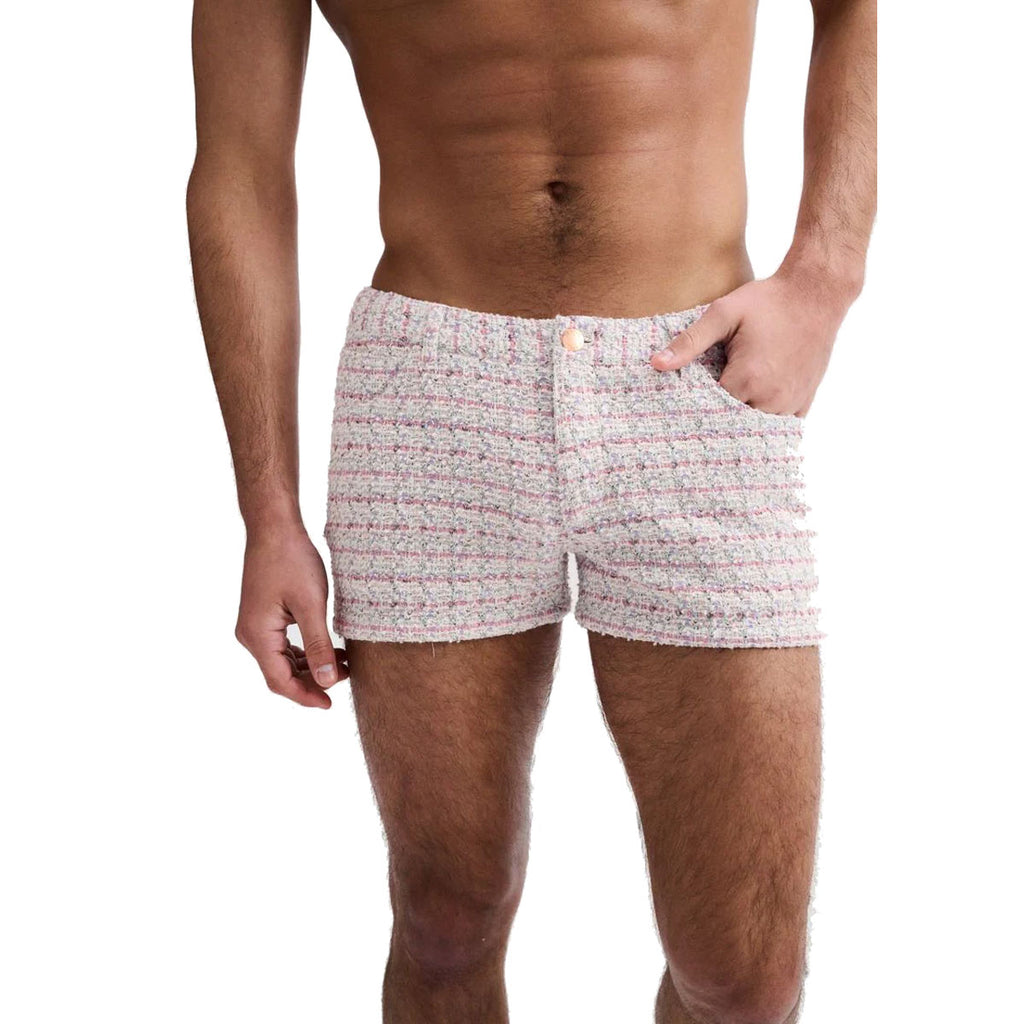 Tweed-Look Jacquard Short 3"