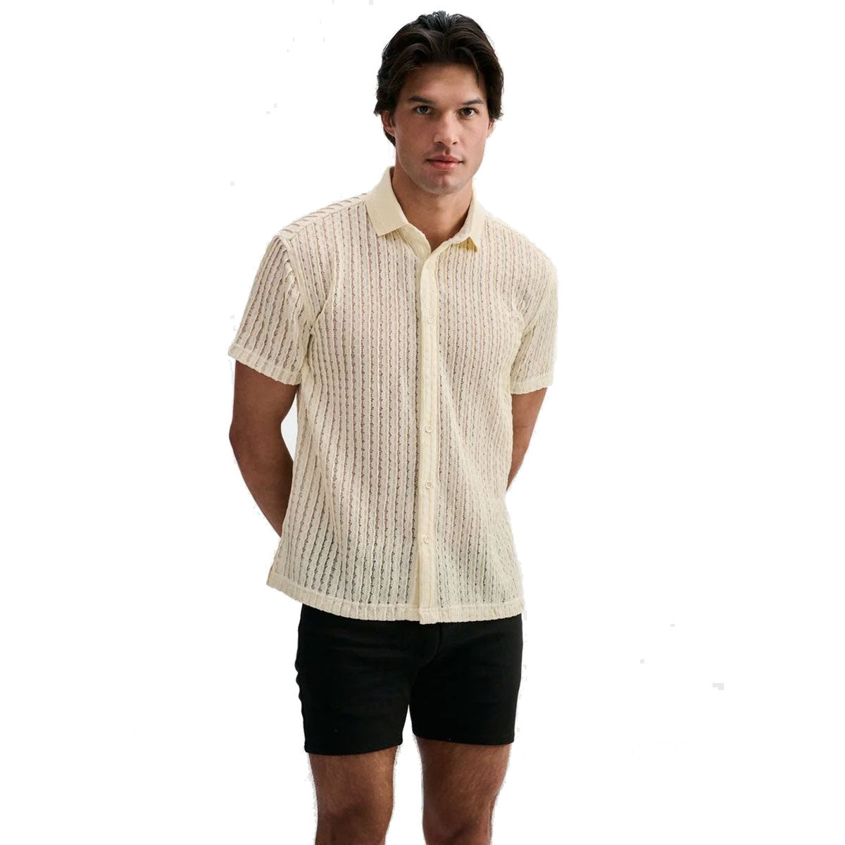 Knit Stripe Shirt