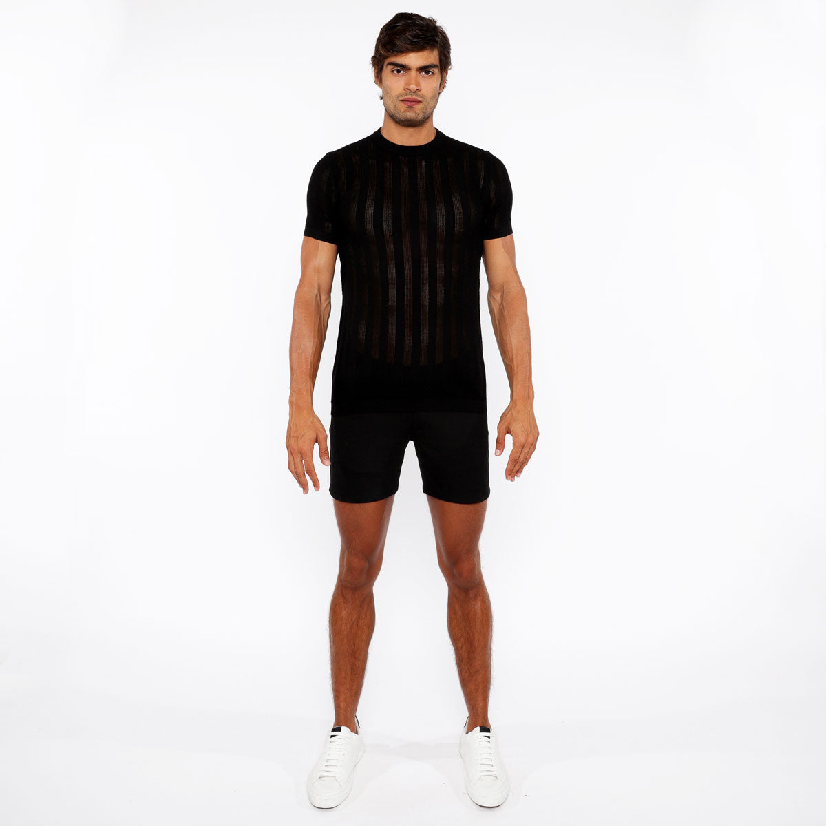 Textured Crew Tee