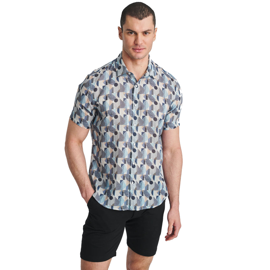Blue Blocks Shirt