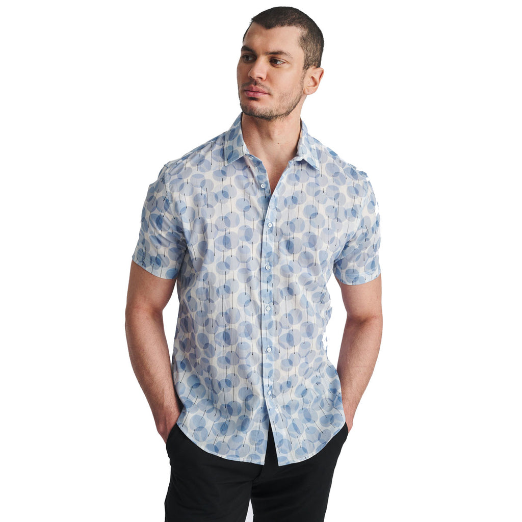 Circle Print Woven Shirt