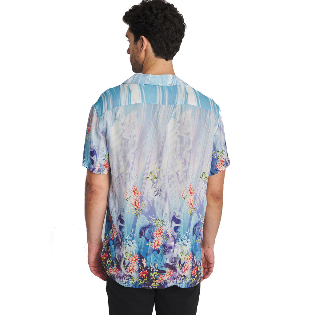 Floral Print Border Shirt