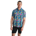 Printed Eyelet Woven Shirt