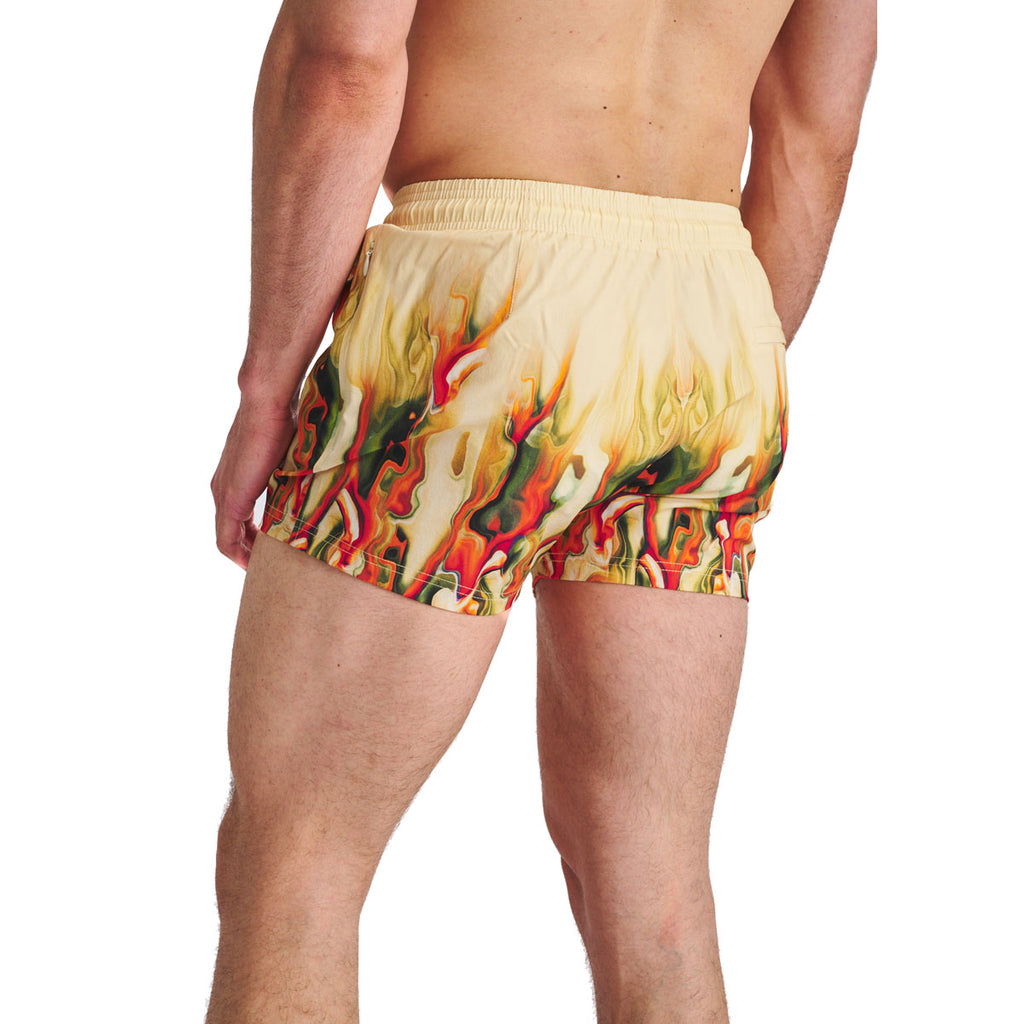 Lava Print 2.5" Swim Short