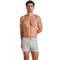 Seersucker Print Swim Short