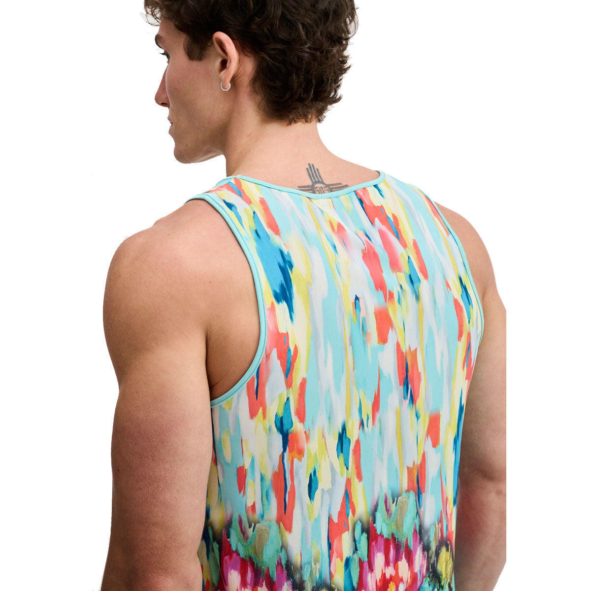 Drips Stretch Mesh Tank