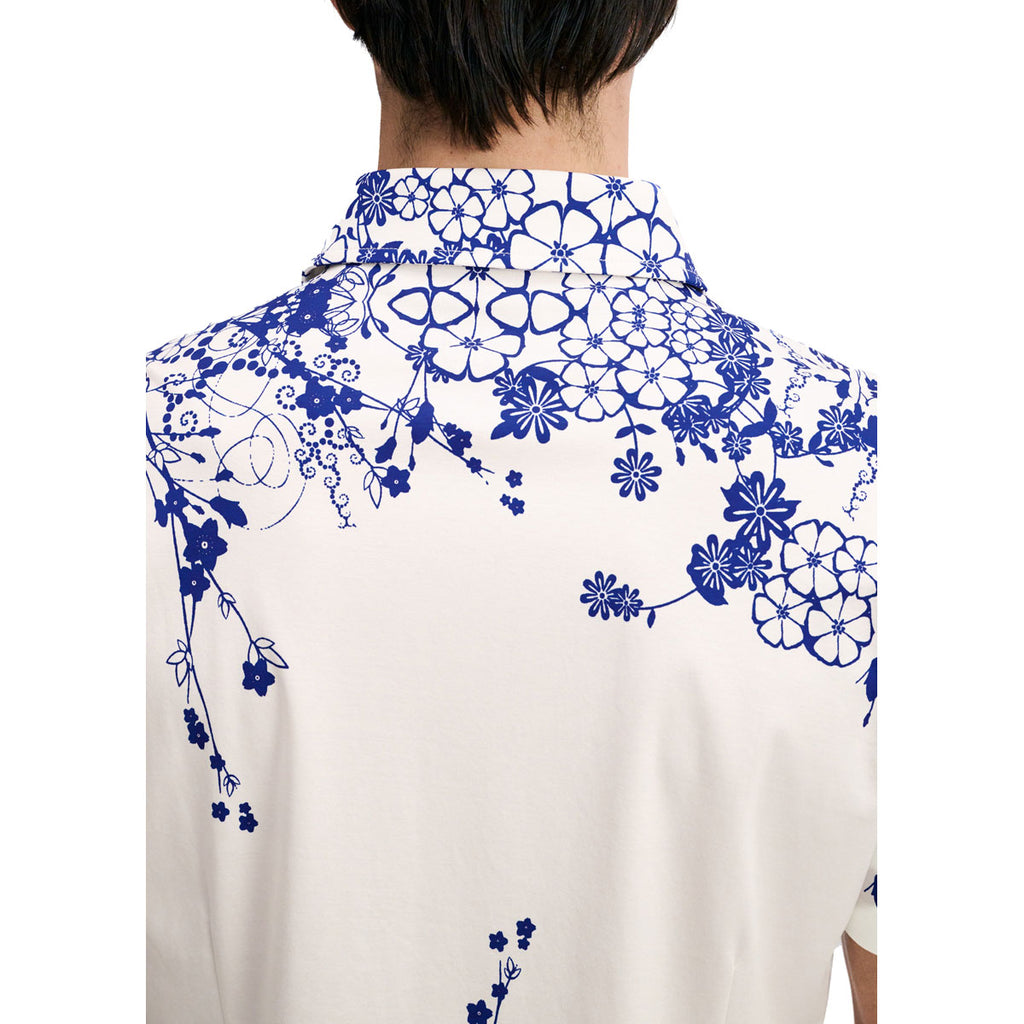 Border Print Jersey Shirt