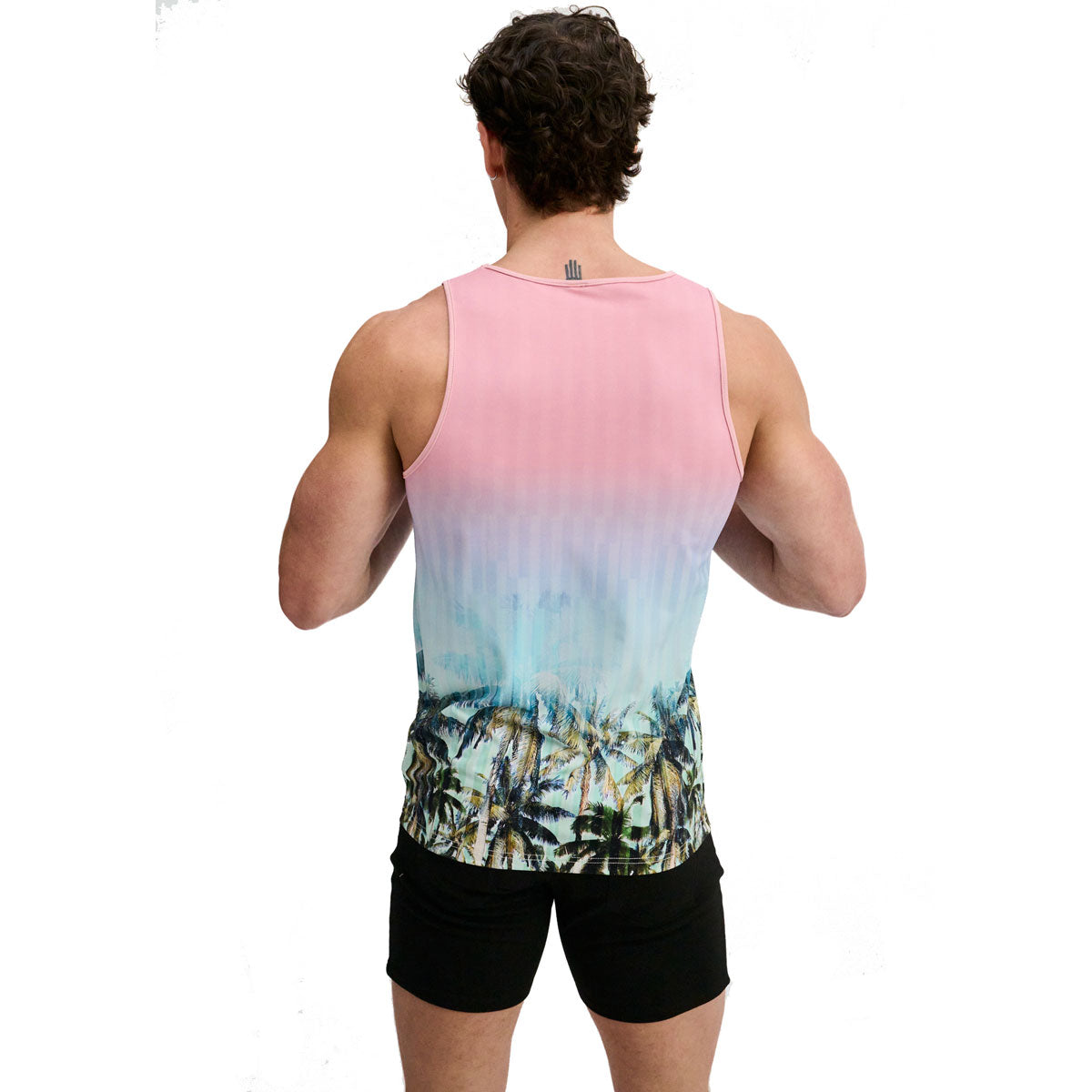 Palms Stretch Mesh Tank
