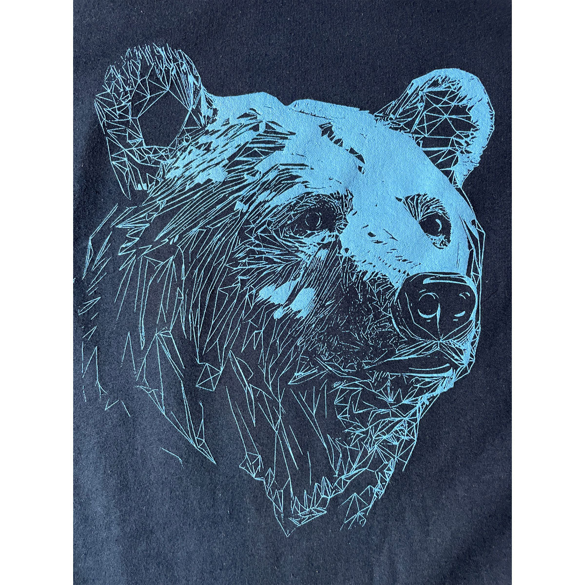 Bear Head Line Art T-Shirt