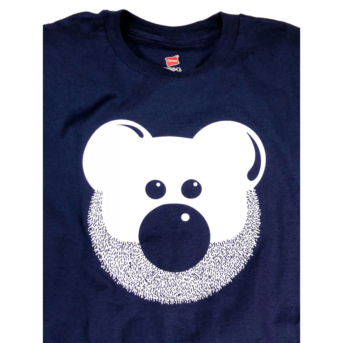 Beardy Bear White T-Shirt
