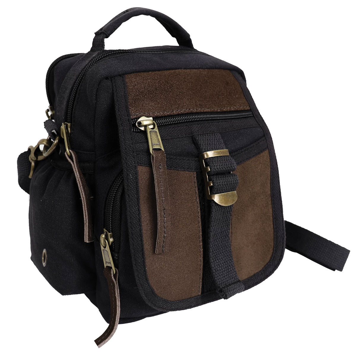 Canvas & Leather Travel Bag