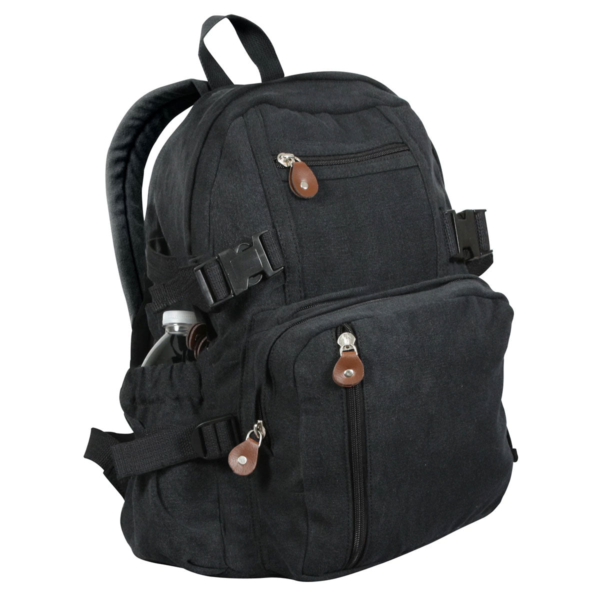 Vintage Canvas Compact Backpack