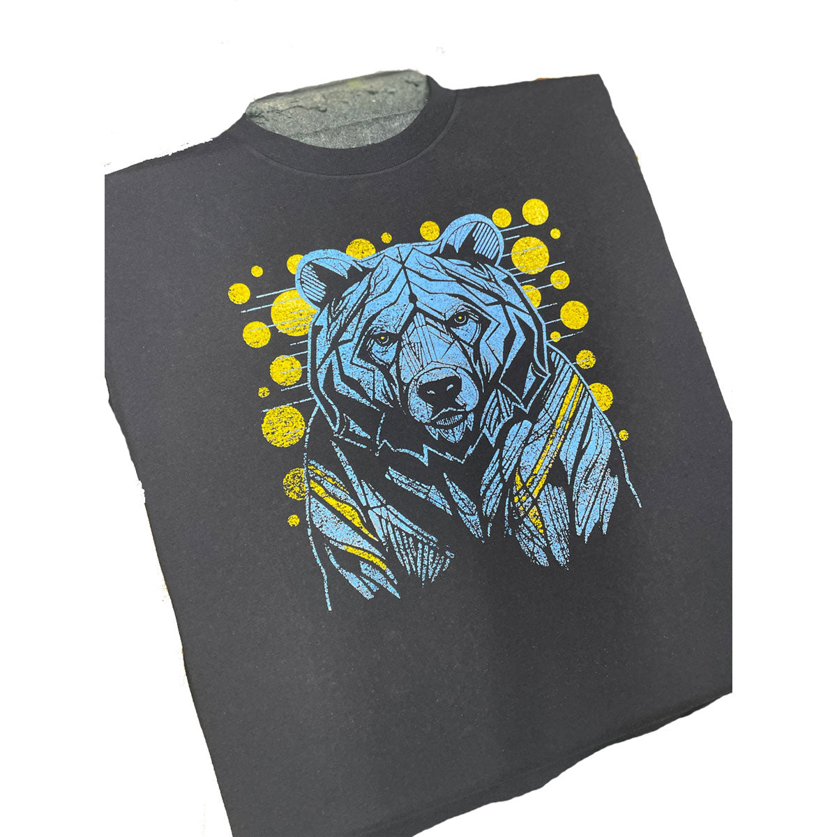 Blue Bear Yellow Dot T-Shirt