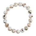 White Shell Turquoise Bracelet
