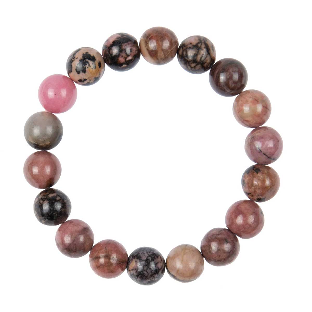 Black Rhodonite Bracelet