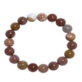 Red Silicified Wood Bracelet