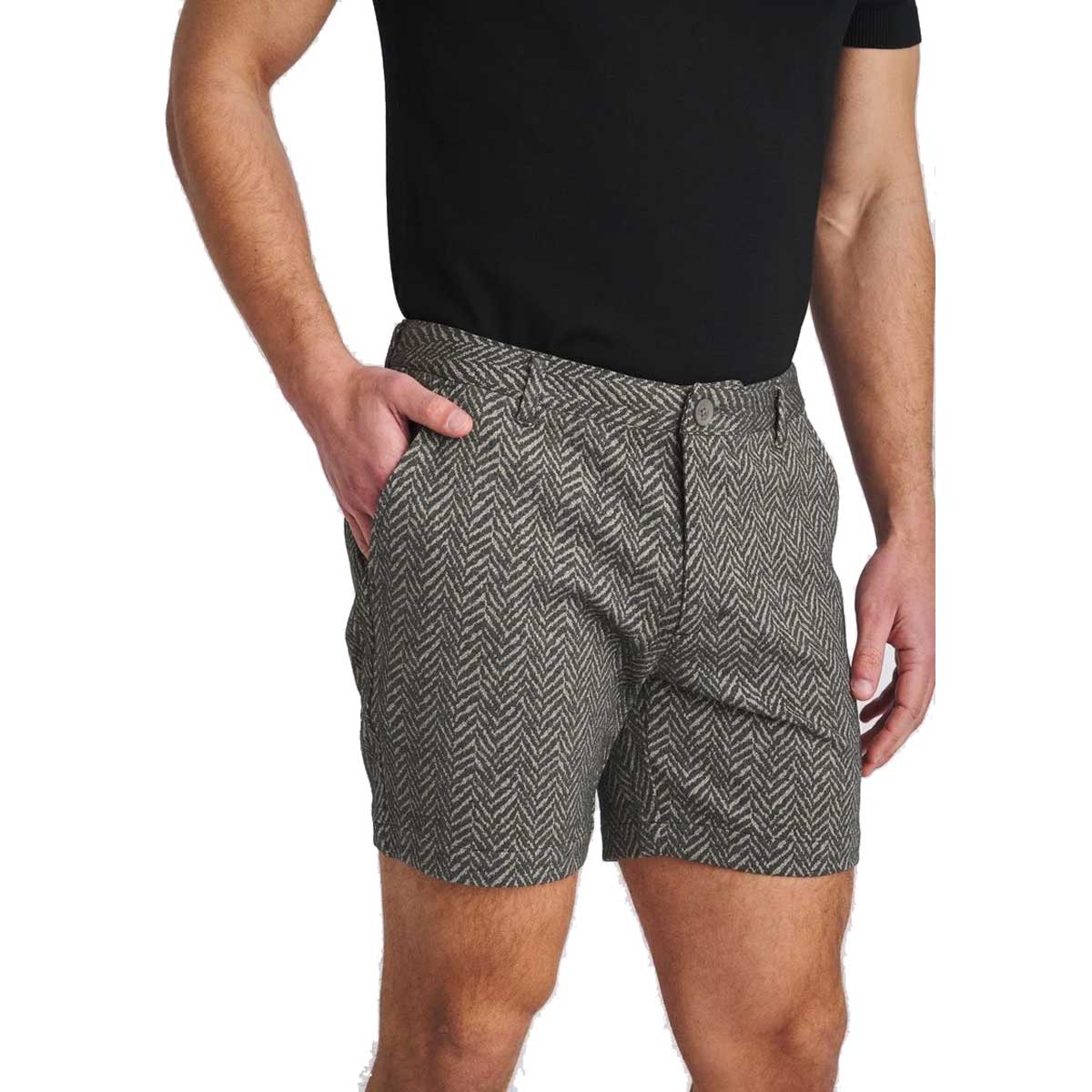 Herringbone Jacquard 6" Short