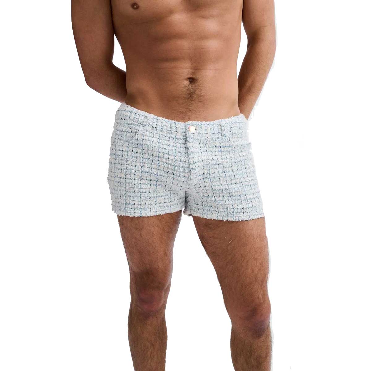 Tweed-Look Jacquard Short 3"