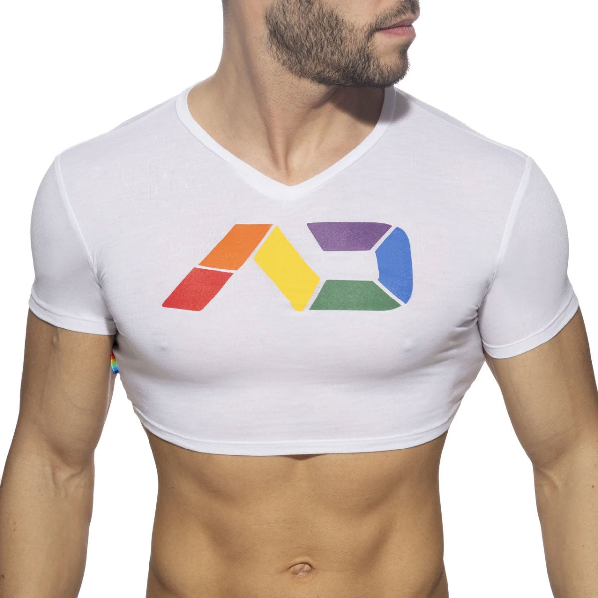 AD Rainbow Crop Top