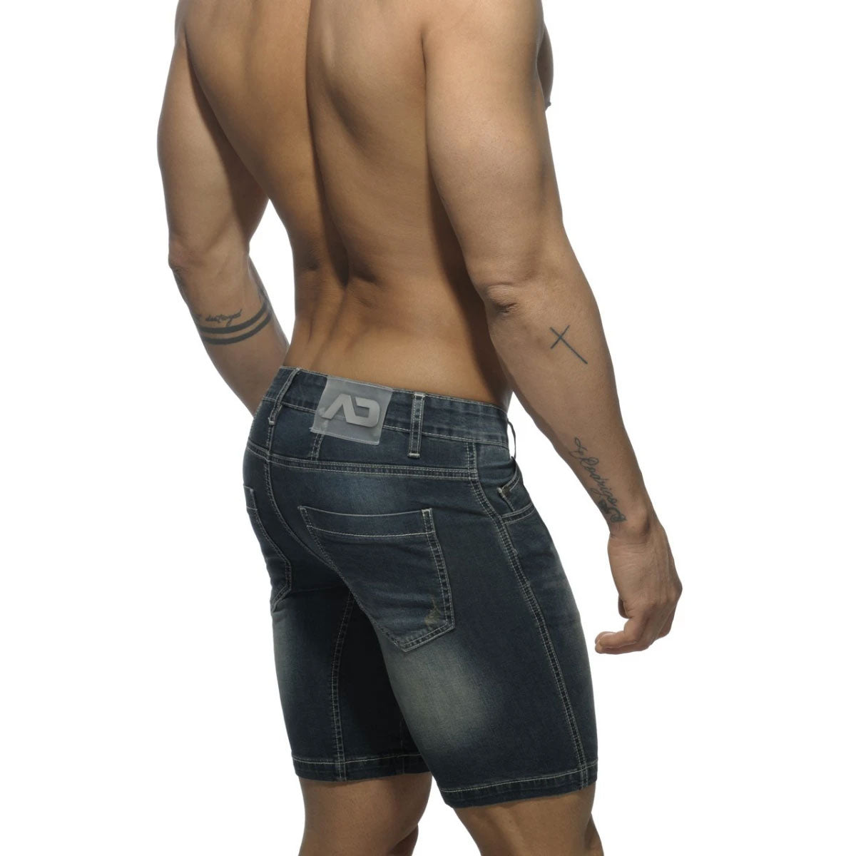 Mid Length Denim Short