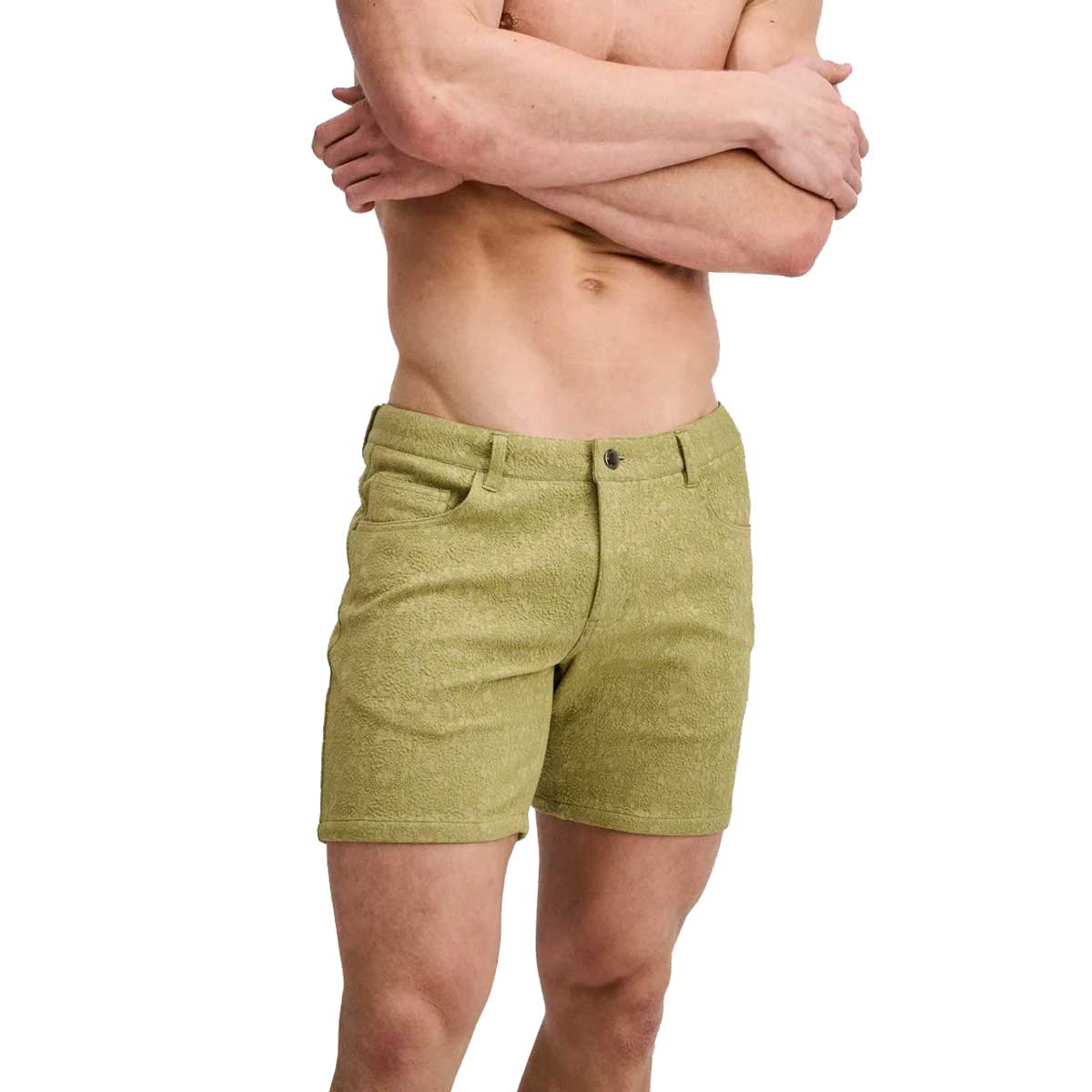 Floral 5" Jacquard Short