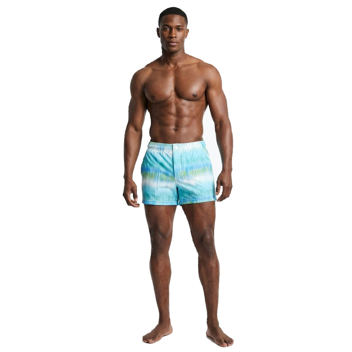 Abstract Brushstroke Swim Short