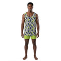 Green Blue Abstract Geo Tank