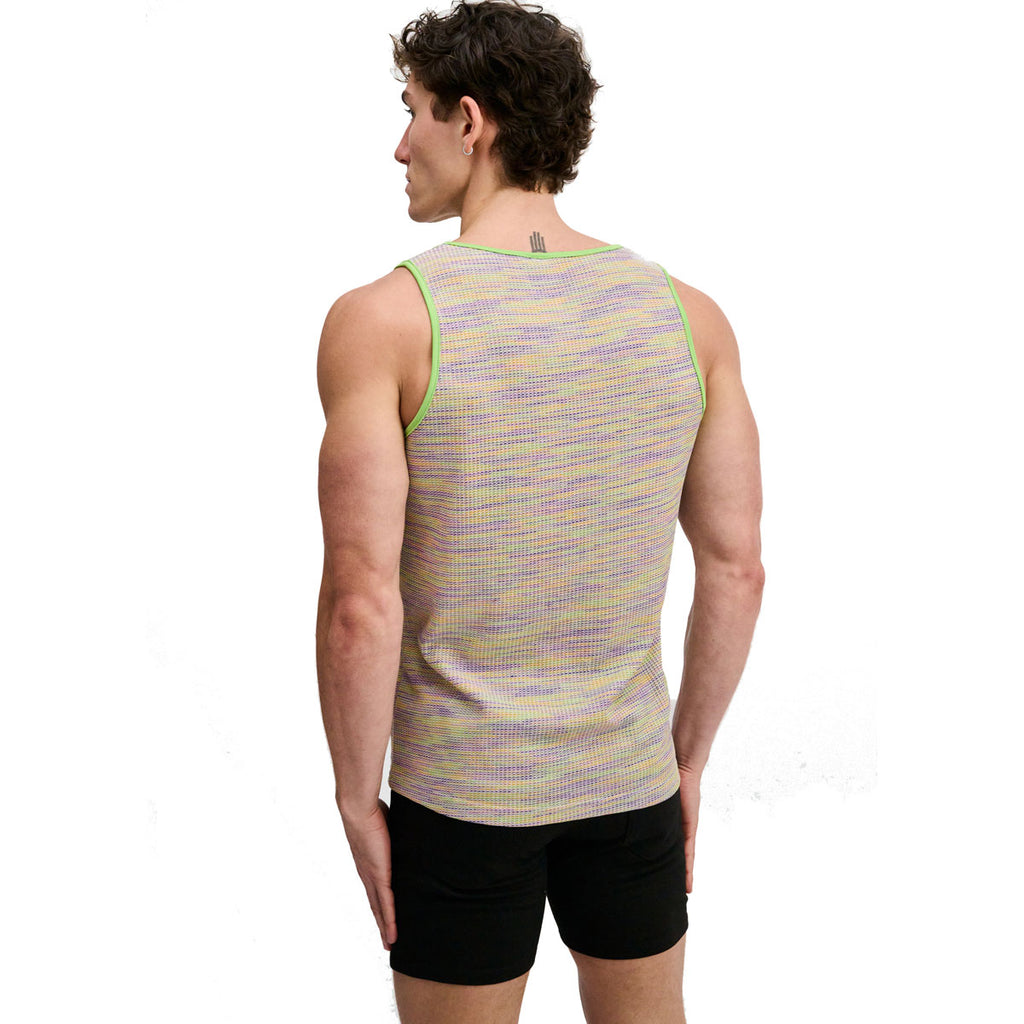 Space Dye Rib Knit Tank