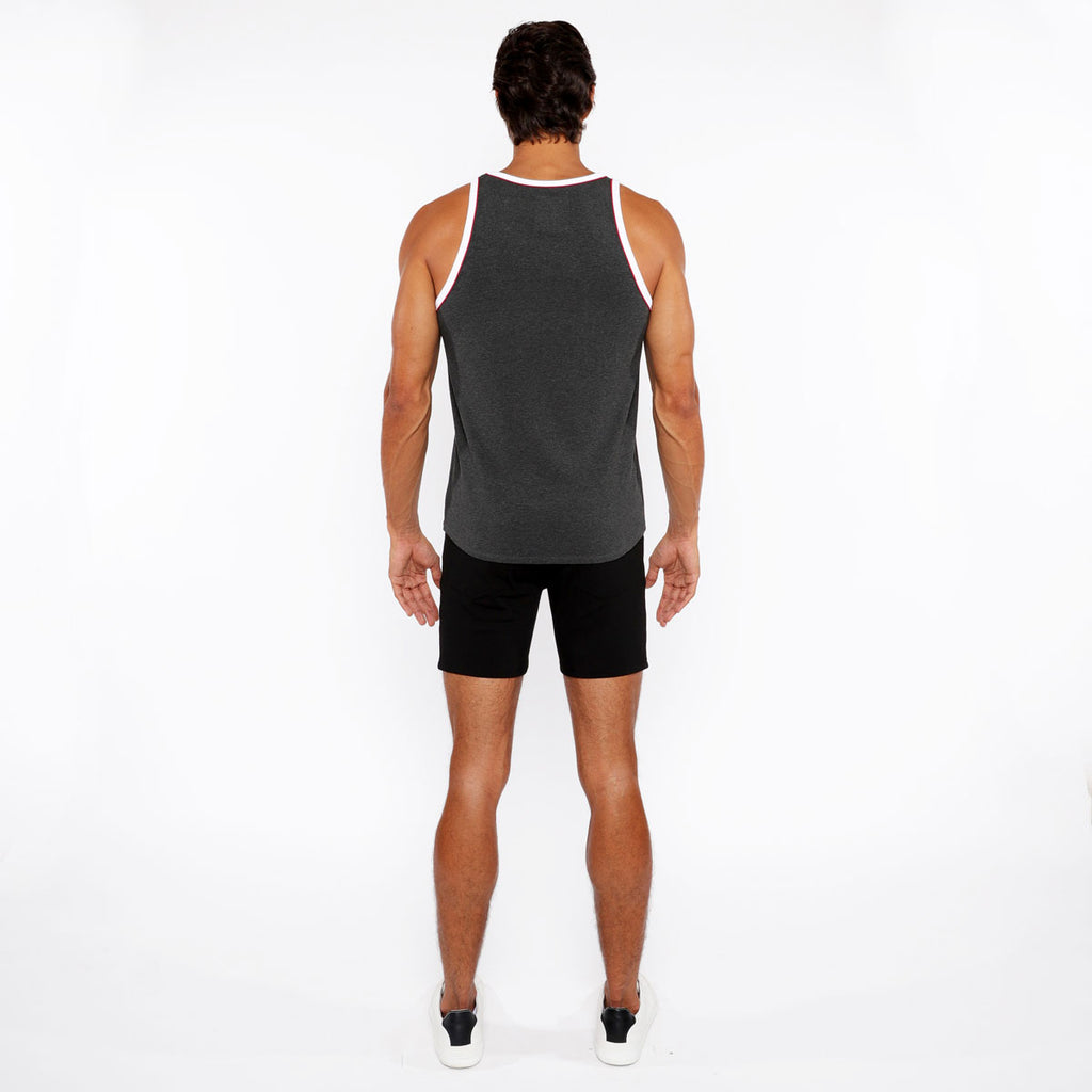 Rib Stretch Ringer Tank