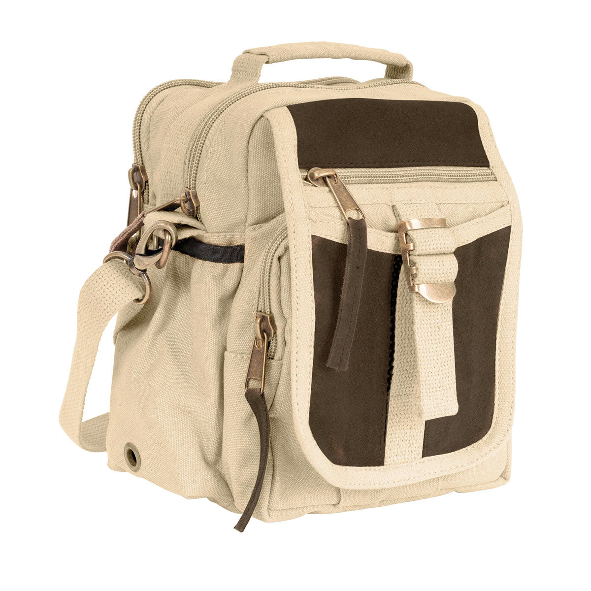 Canvas & Leather Travel Bag