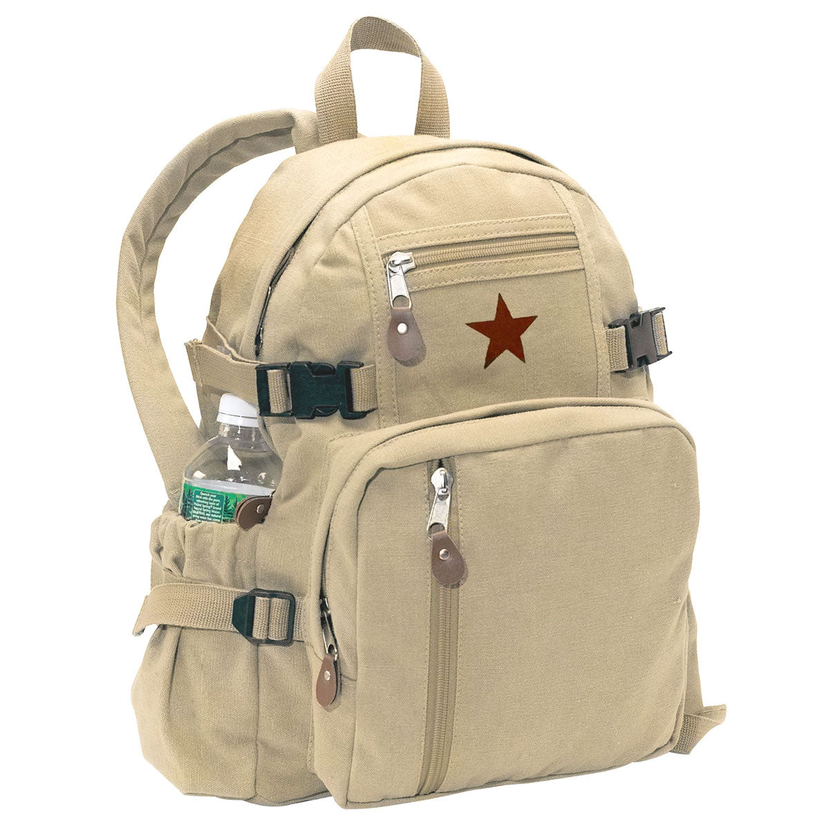 Vintage Canvas Compact Backpack