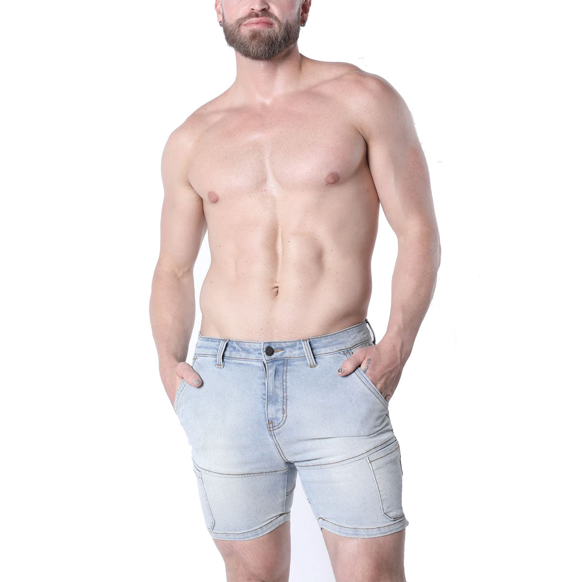 Full Court Denim Zip Short