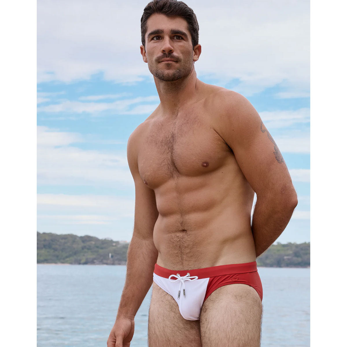 Colorblock Swim Brief