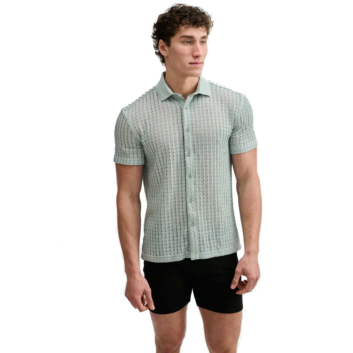 Knit Stripe Shirt