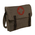 Vintage Medic Canvas Bag with Cross