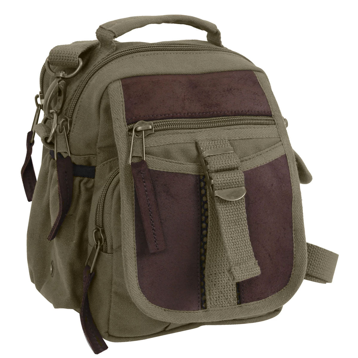 Canvas & Leather Travel Bag