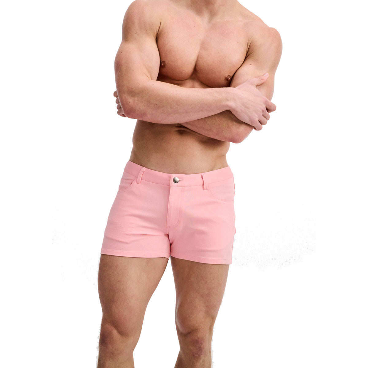 Solid 3" Stretch Short