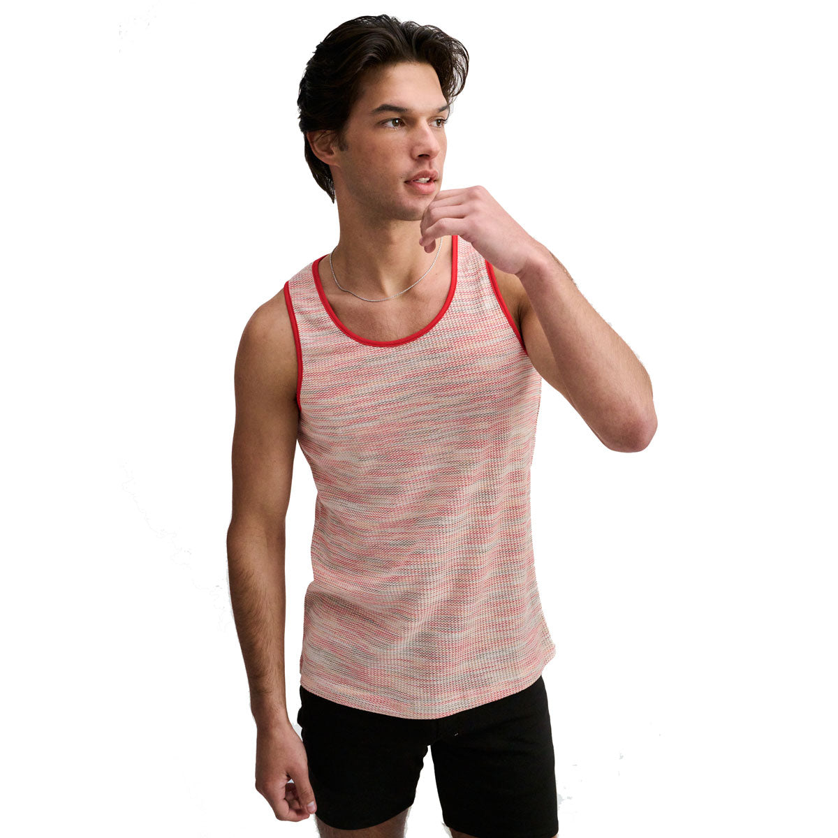 Space Dye Rib Knit Tank