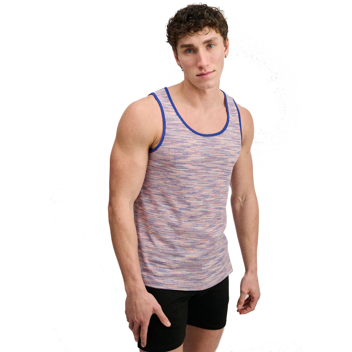 Space Dye Rib Knit Tank