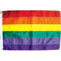 Rainbow Nylon Flag 3' x 5'
