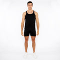 Veins Stretch Textured Knit Tank