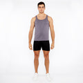 Veins Stretch Textured Knit Tank