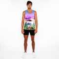 Tropics Printed Mesh Tank