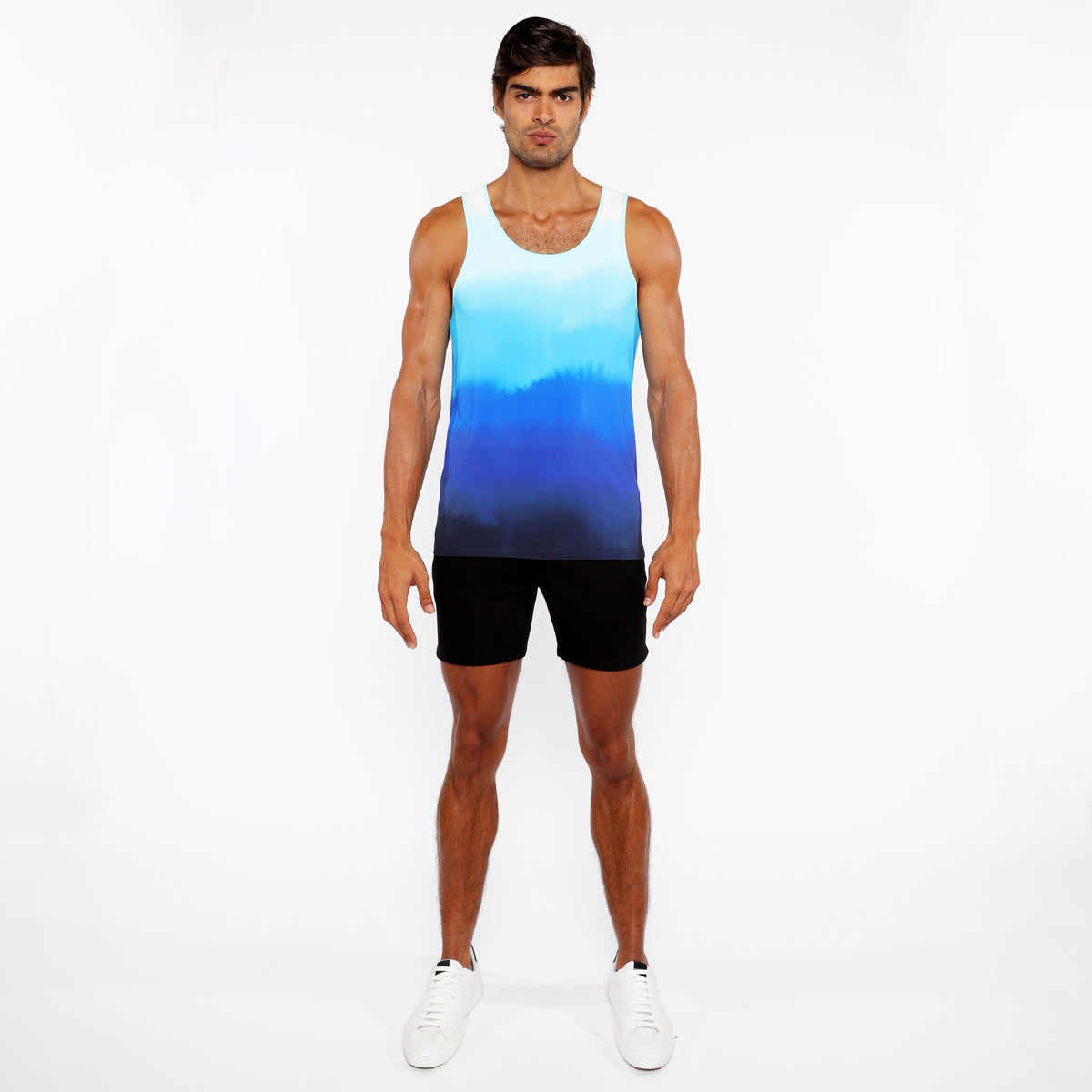 Gradient Printed Stretch Mesh Tank