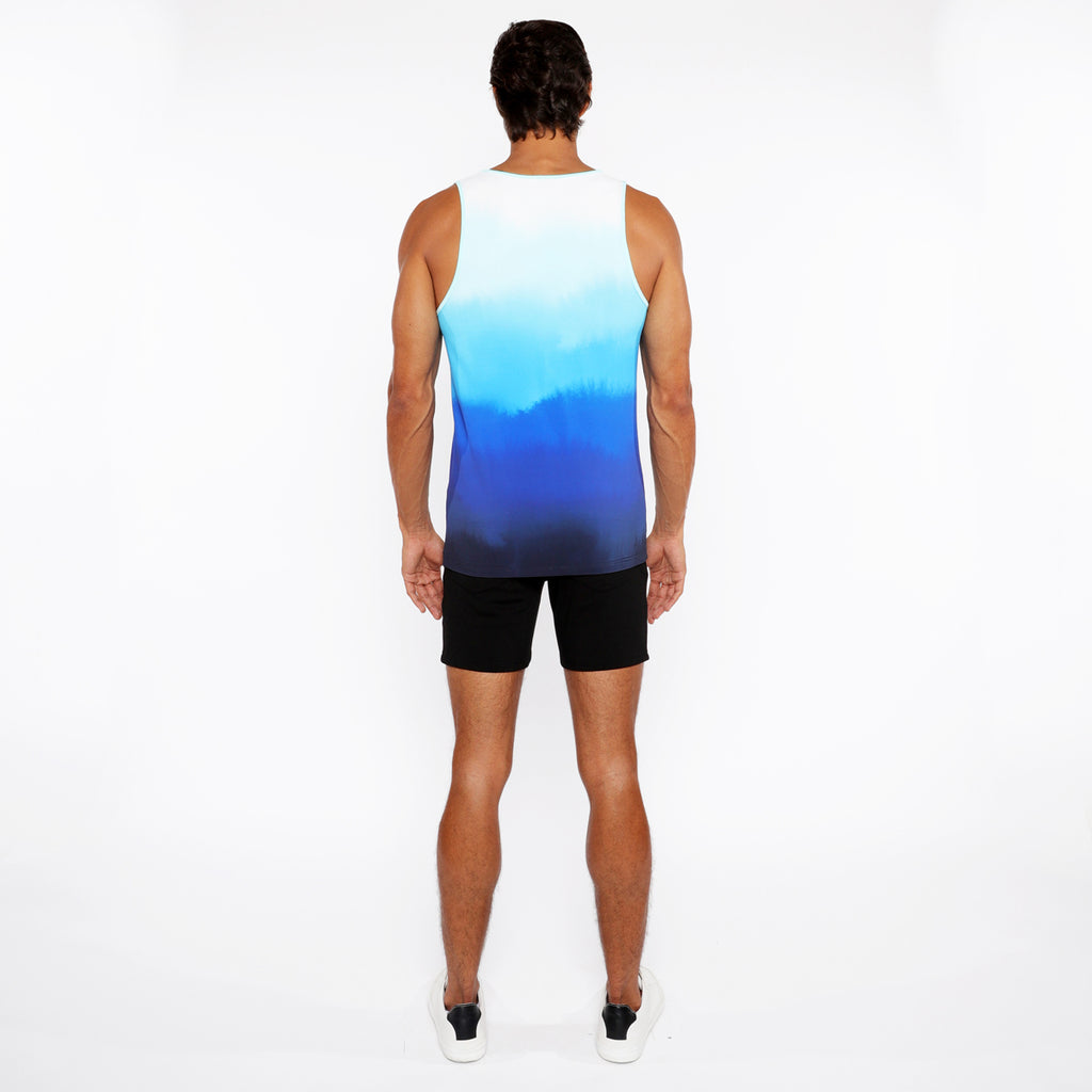 Gradient Printed Stretch Mesh Tank