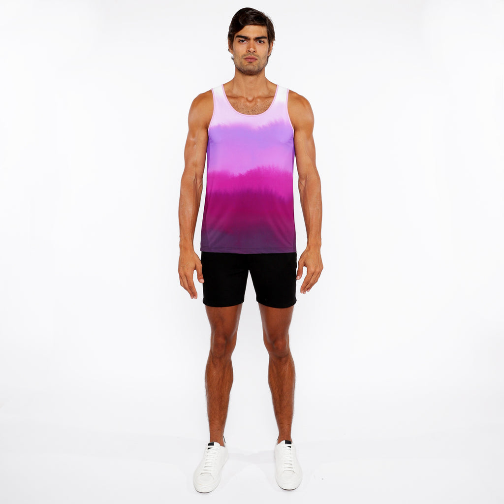 Gradient Printed Stretch Mesh Tank