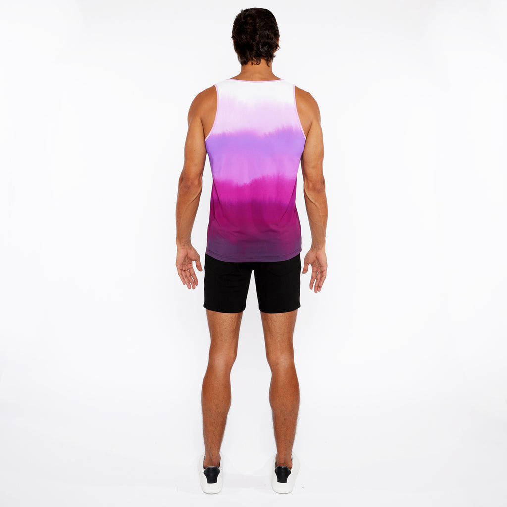 Gradient Printed Stretch Mesh Tank