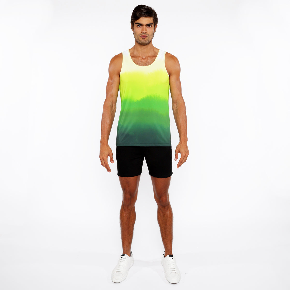 Gradient Printed Stretch Mesh Tank
