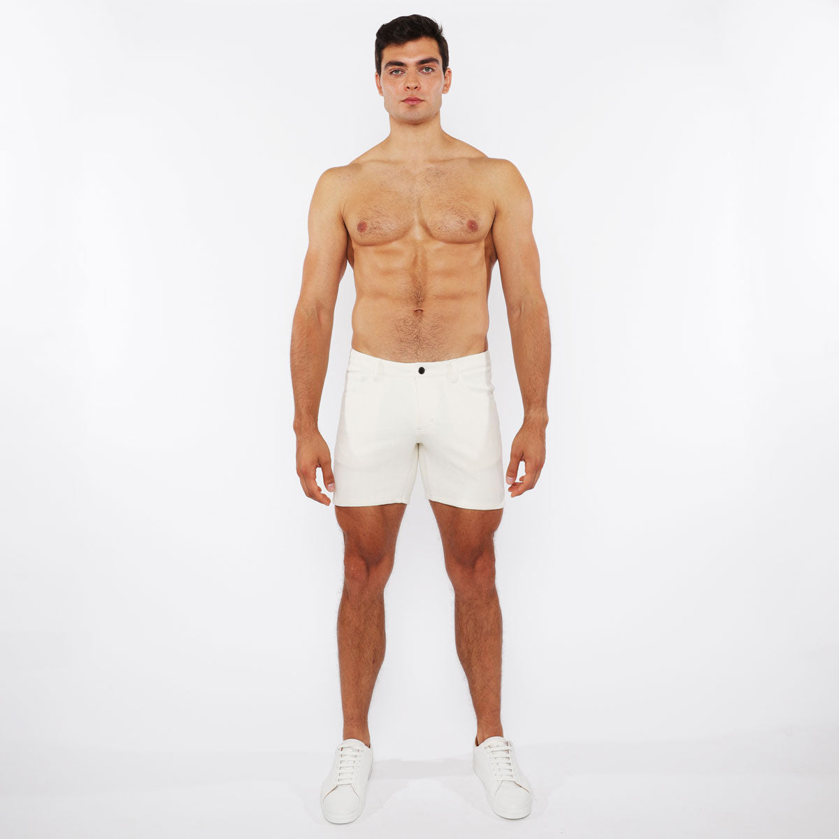 Zigzag Jacquard Knit Shorts
